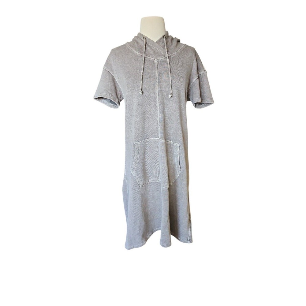 Toad & Co Hemp Organic Cotton Sweatshirt Dress Womens M Brown Epique Sustainable